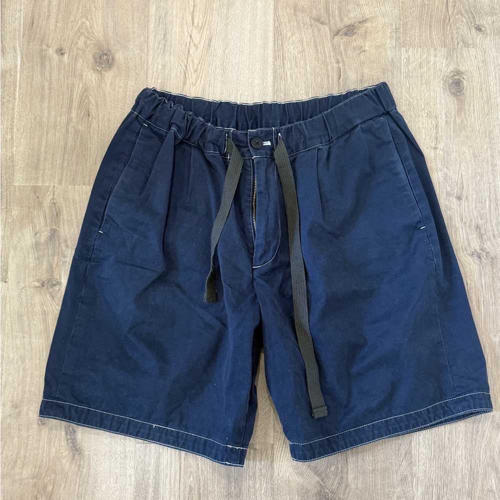 JW Anderson x Uniqlo Men's Navy Drawstring Shorts